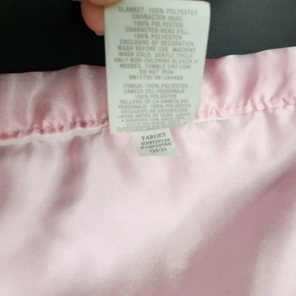Cloud Island Unicorn‎ Security Blanket White Pink Gold Horn Lovey Target Snuggle
